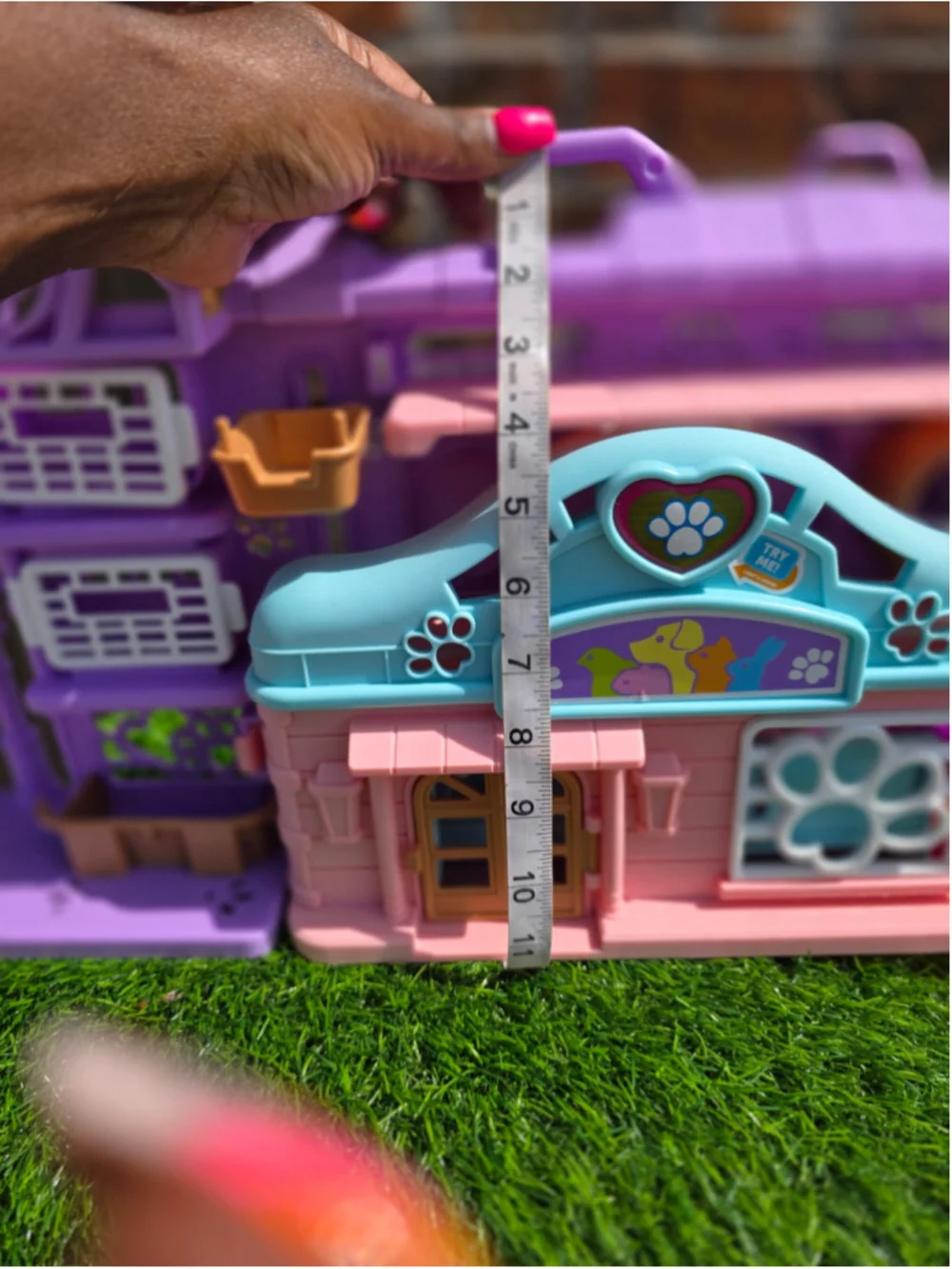 Kid Connection Vet Clinic Shop Playset One Size Purple and Pink